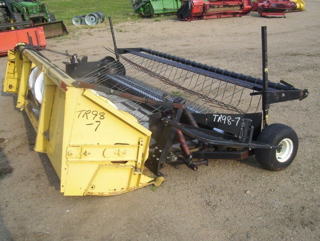 971 HEADER W/12FT RAKE-UP